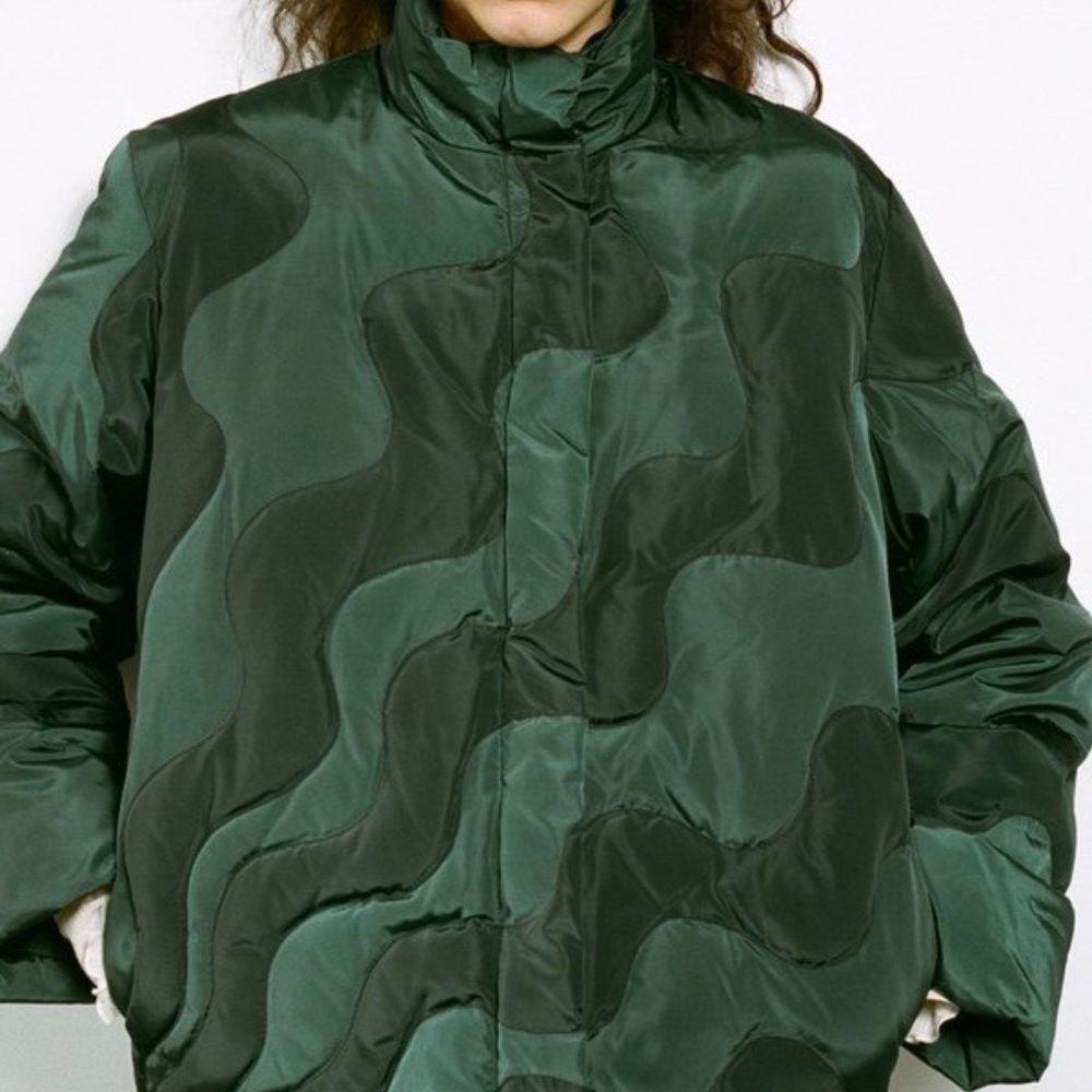 ISO 👀: PALOMA WOOL hokusai wave puffer jacket GREEN, XS or S